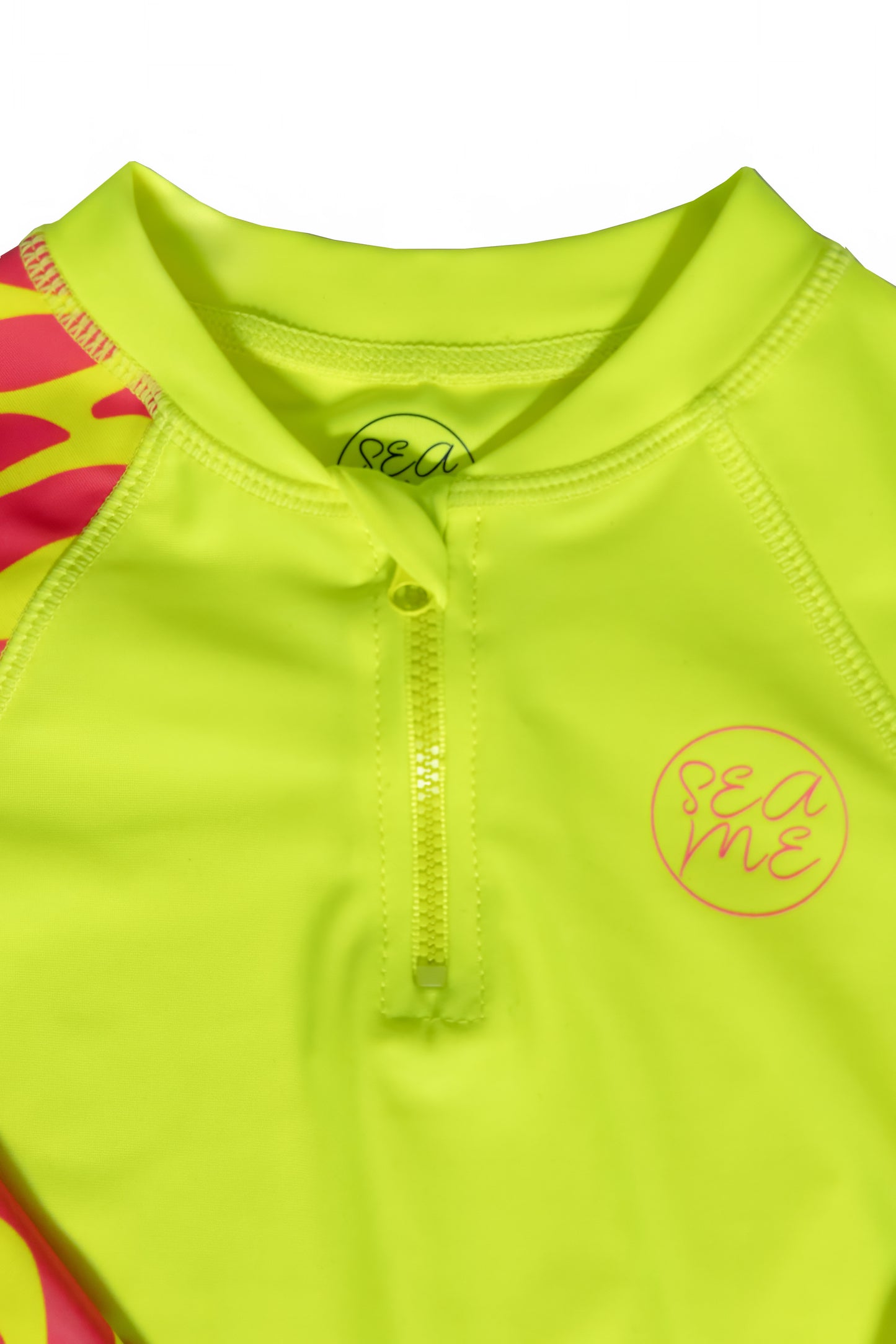 Fluro Yellow Long Sleeve Rash Top
