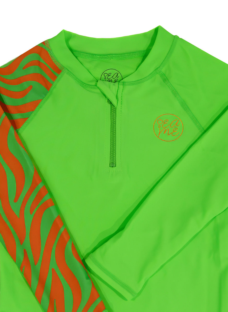 Bright Green Long Sleeve Rash Top