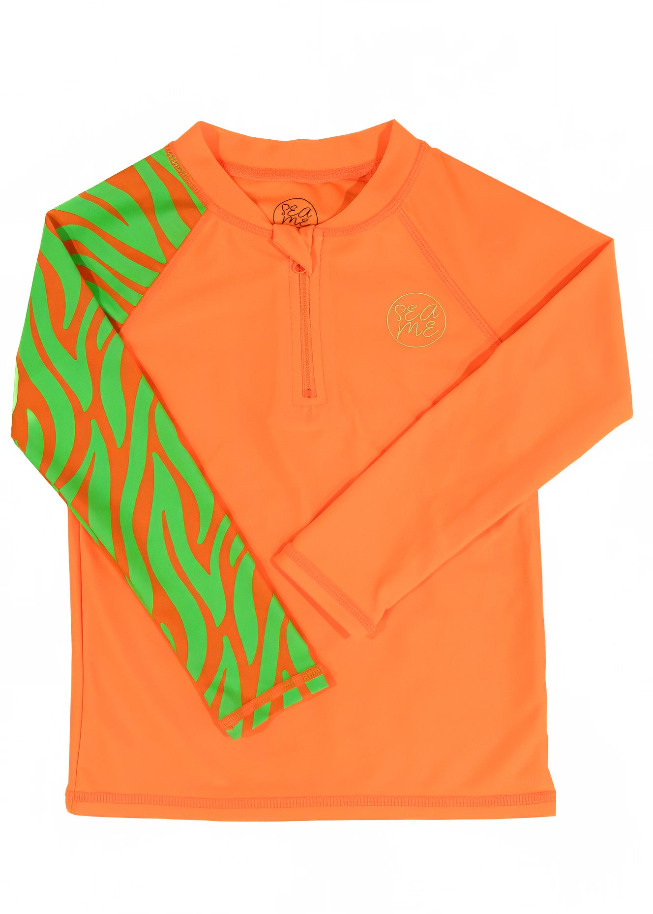 Bright Orange Long Sleeve Rash Top