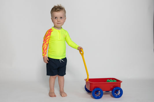 Bright Yellow Long Sleeve Rash Top