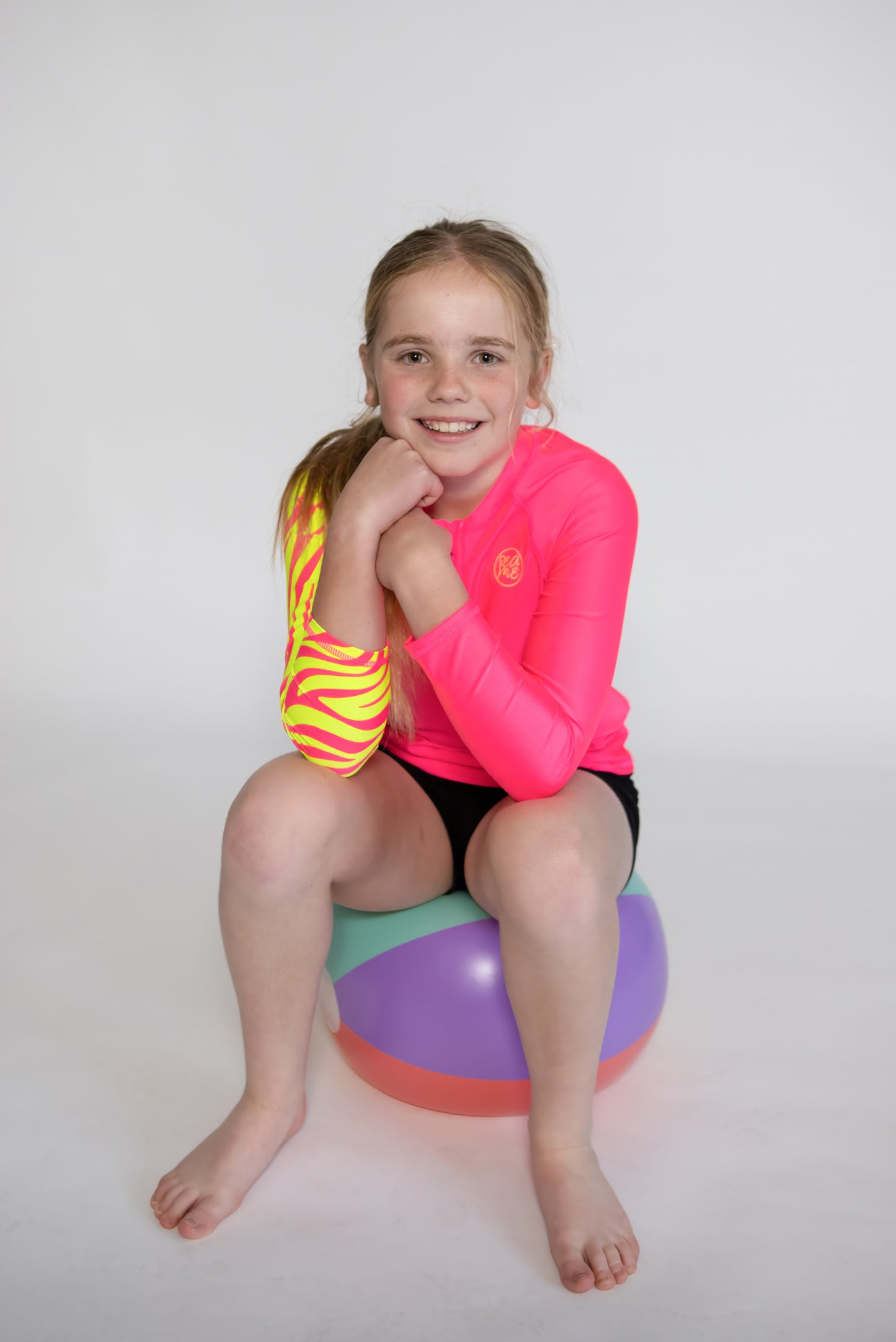 Bright Pink Long Sleeve Rash Top